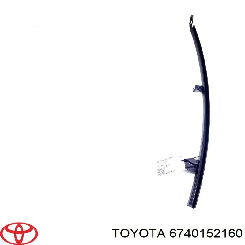  Guía de vidrio para el marco de la puerta delantera derecha para Toyota Yaris P13