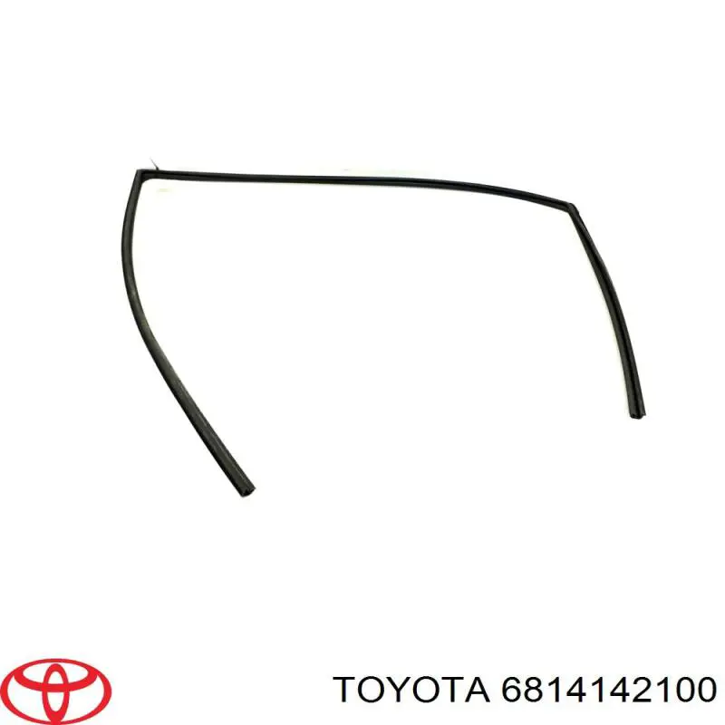  Guía de vidrio para el marco de la puerta delantera derecha para Toyota RAV4 4 