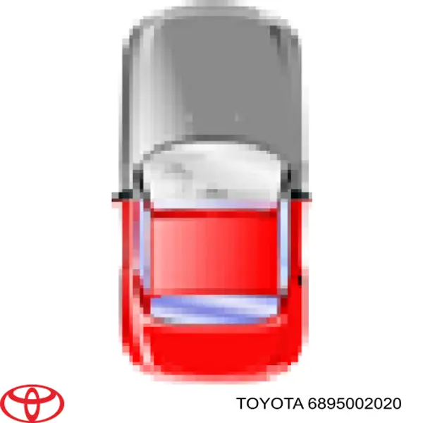 6895002020 Toyota amortiguador de maletero