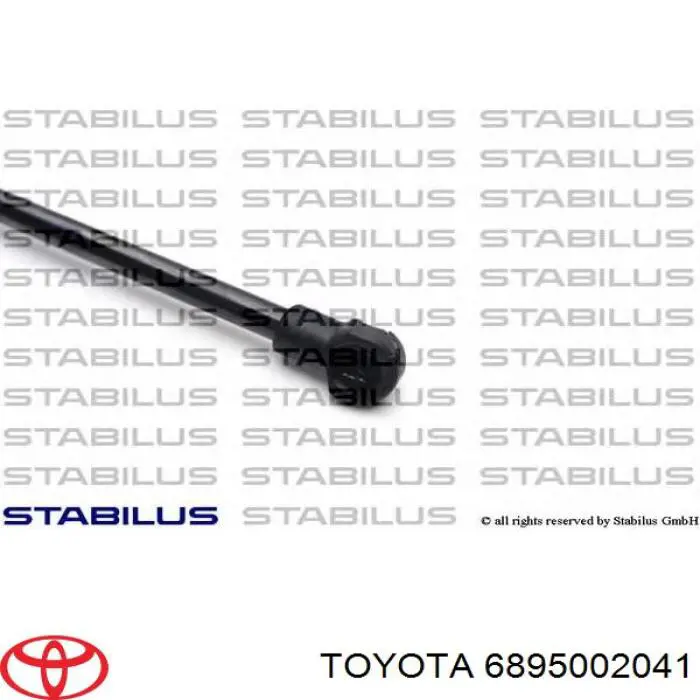 6895002041 Toyota amortiguador de maletero