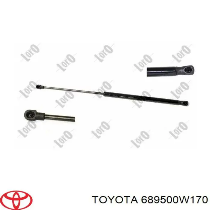 689500W170 Toyota amortiguador de maletero