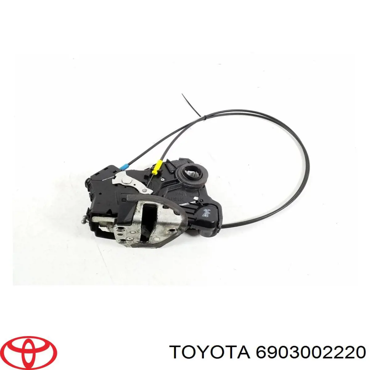 6903002220 Toyota cerradura de puerta delantera derecha