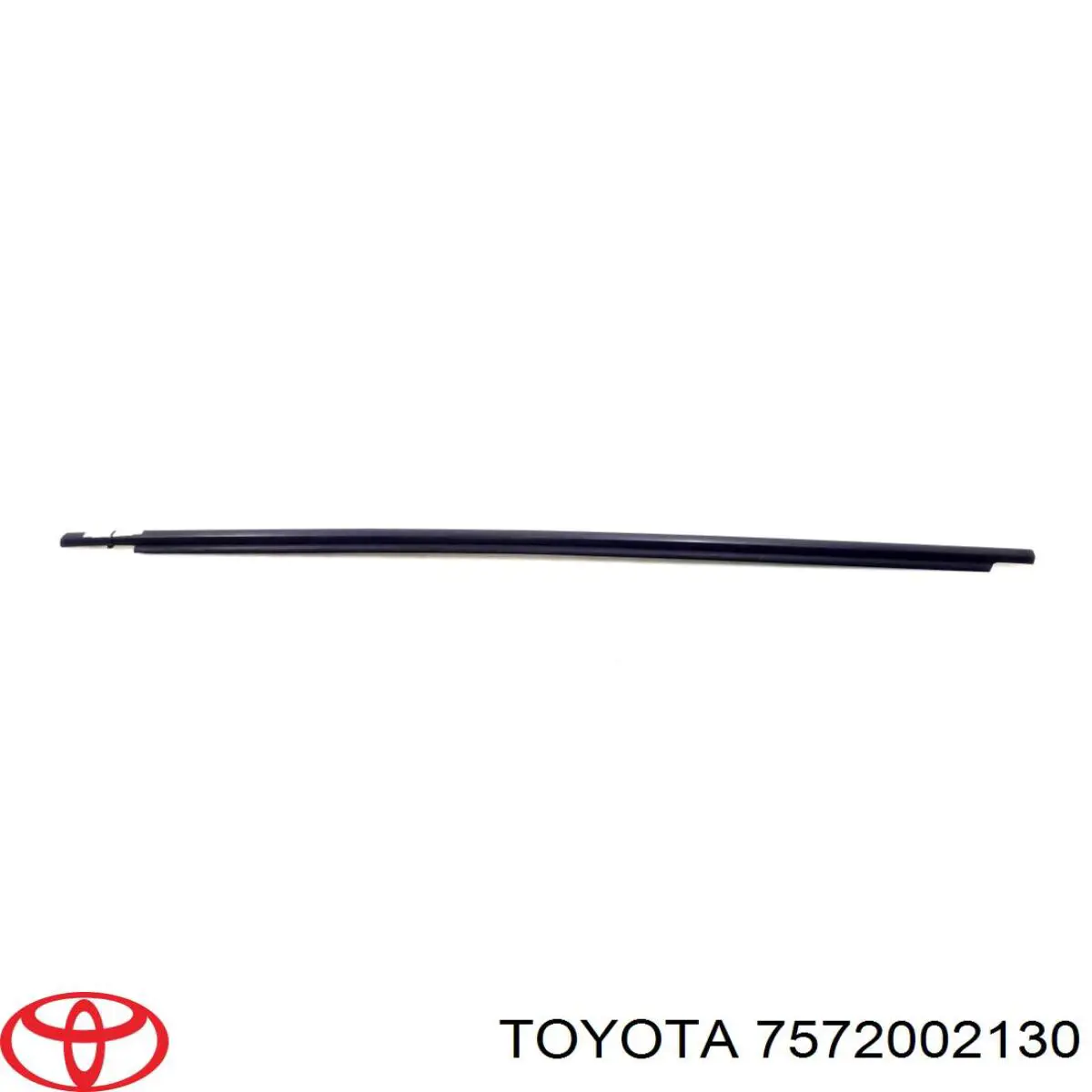  Moldura de la puerta delantera izquierda para Toyota Auris E15