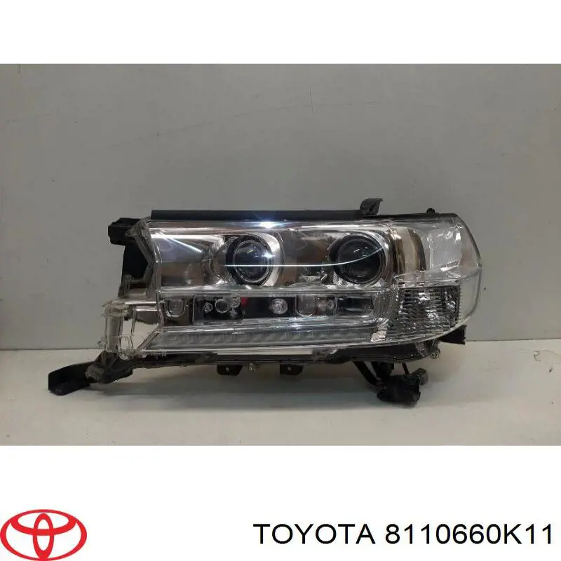 8110660K50 Toyota faro izquierdo