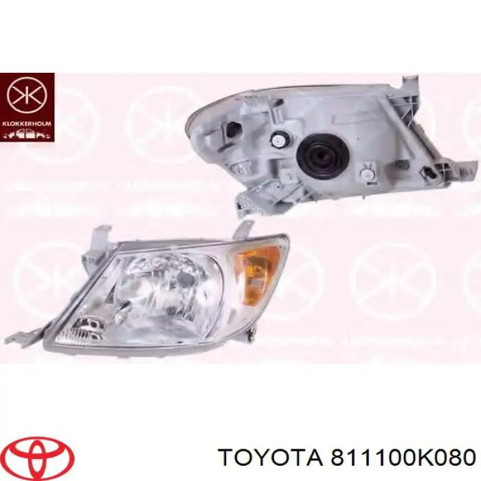 811100K080 Toyota faro derecho