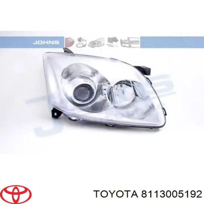 8113005192 Toyota faro derecho