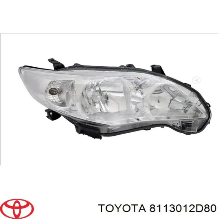 8113002B10 Toyota faro derecho