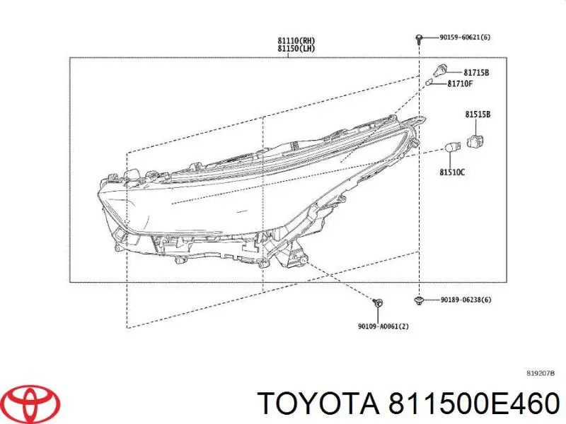 811500E460 Toyota 