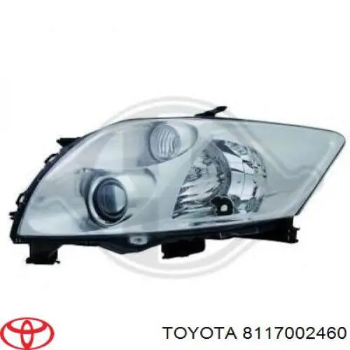  Faro izquierdo para Toyota Auris E15