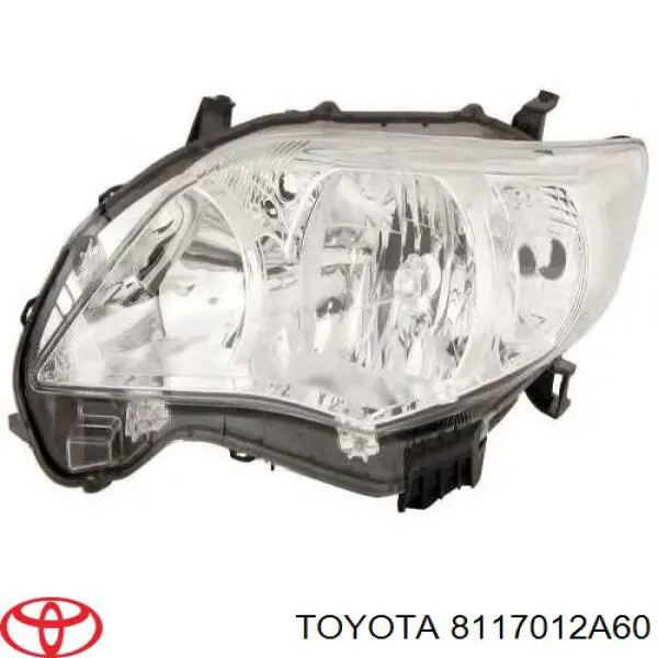 8117012A60 Toyota faro izquierdo