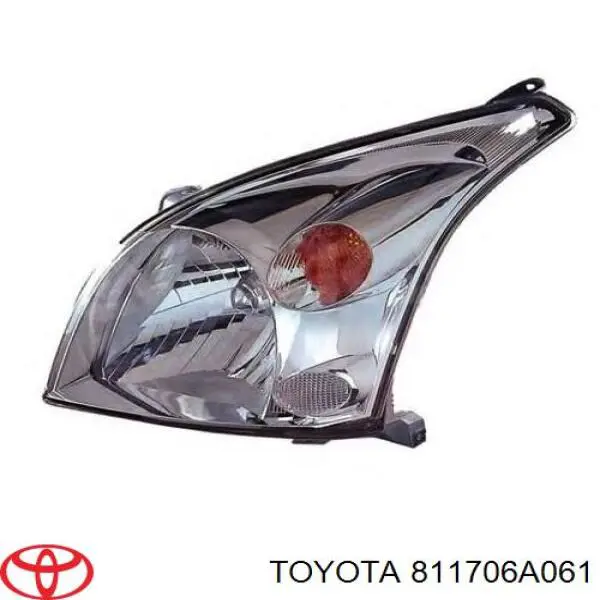 811706A061 Toyota faro izquierdo