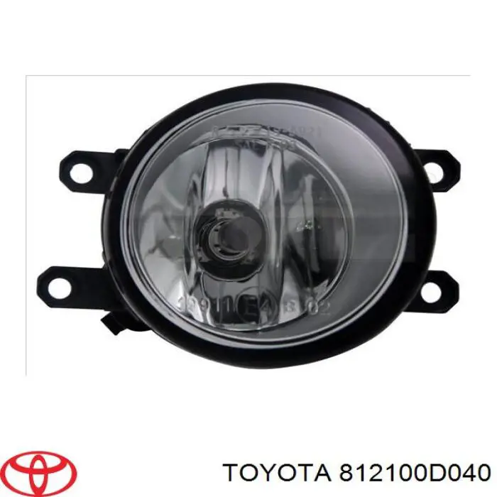 812100D040 Toyota faro antiniebla derecho