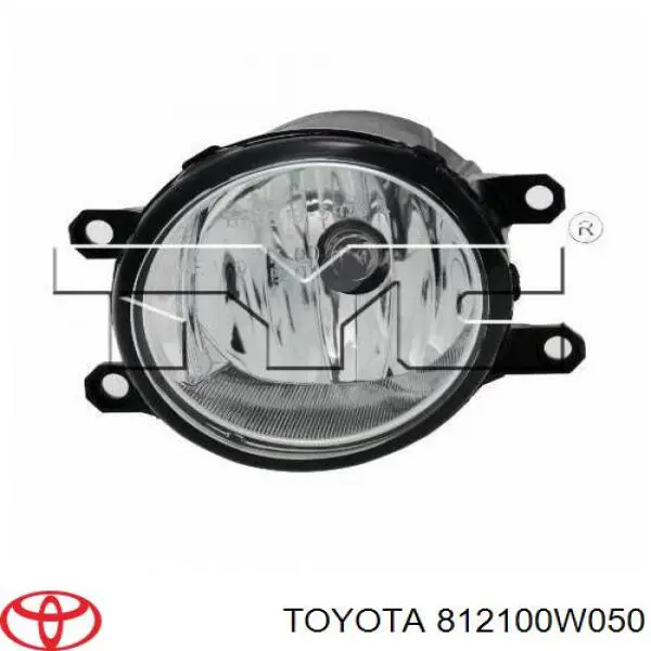 812100W050 Toyota faro antiniebla derecho