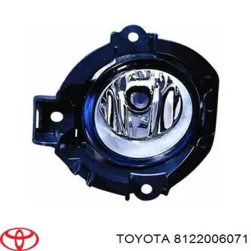 8122006071 Toyota faro antiniebla izquierdo