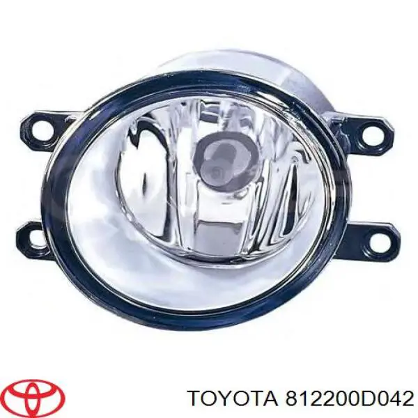 812200D042 Toyota faro antiniebla izquierdo