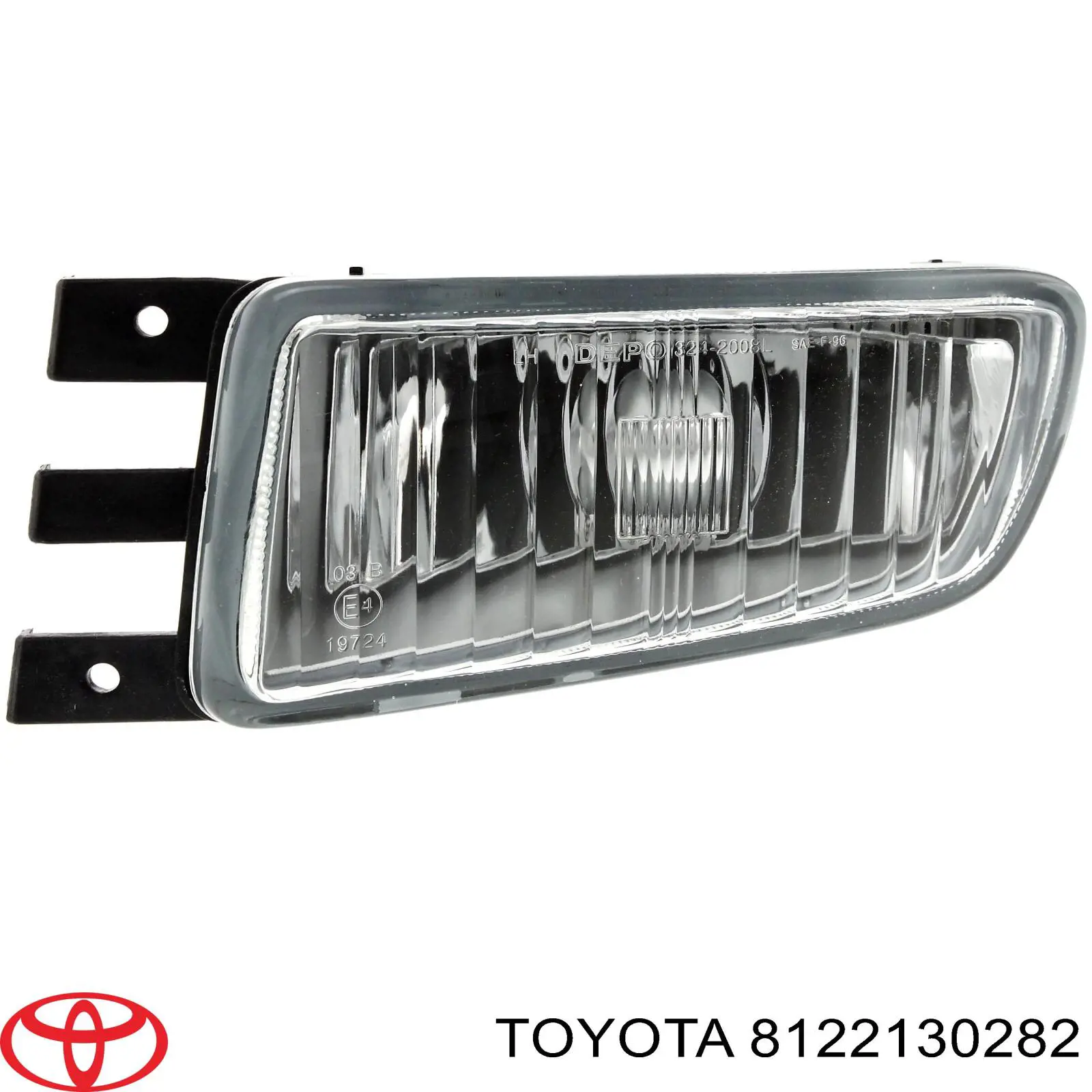 8122130282 Toyota faro antiniebla izquierdo