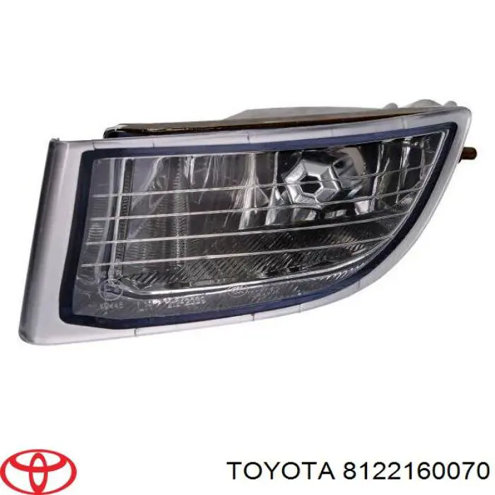 8122160070 Toyota faro antiniebla izquierdo