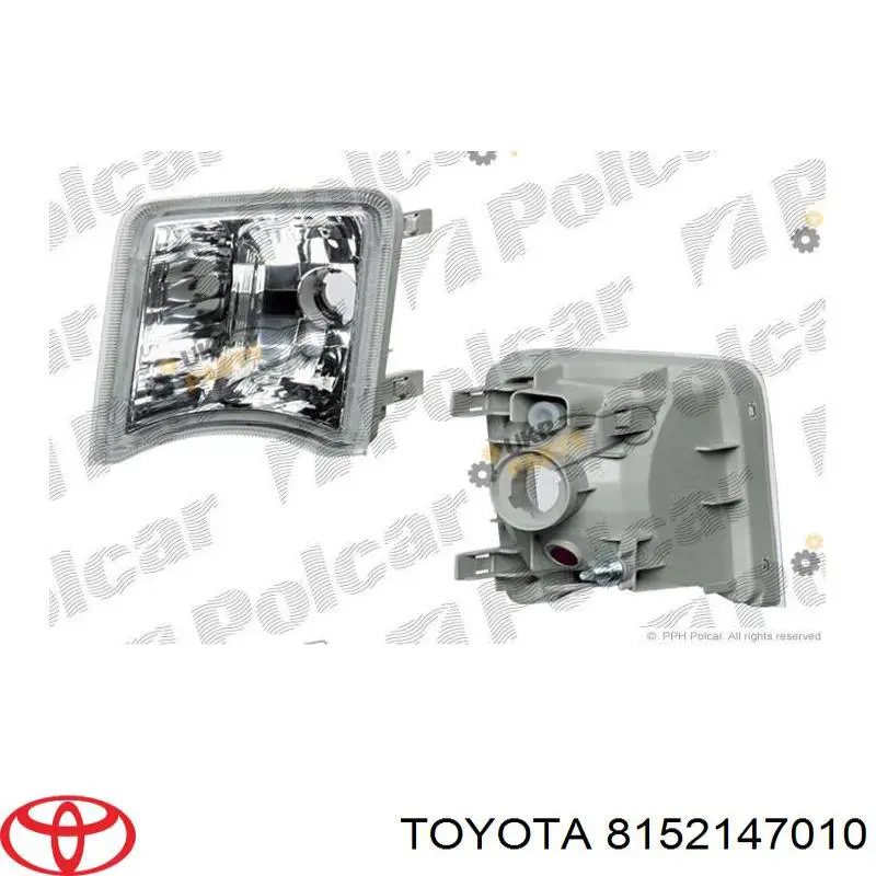 8152147010 Toyota piloto intermitente izquierdo