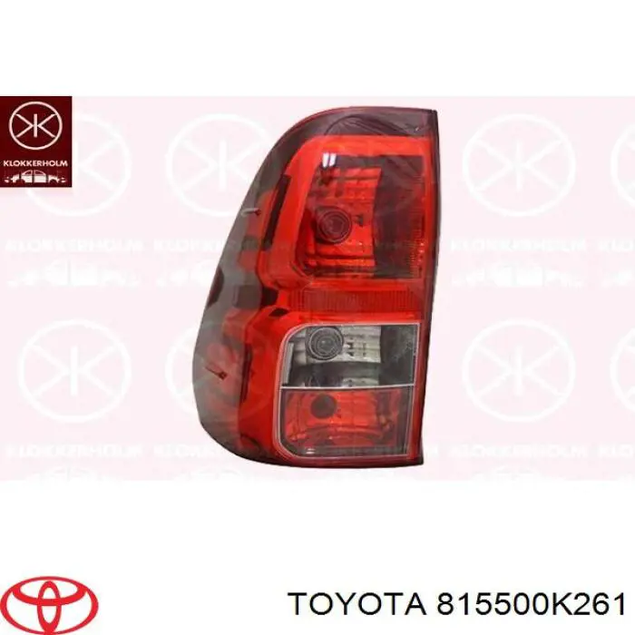 815500K261 Toyota piloto posterior derecho