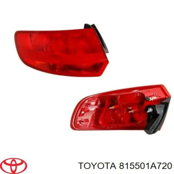 815501A720 Toyota piloto posterior derecho