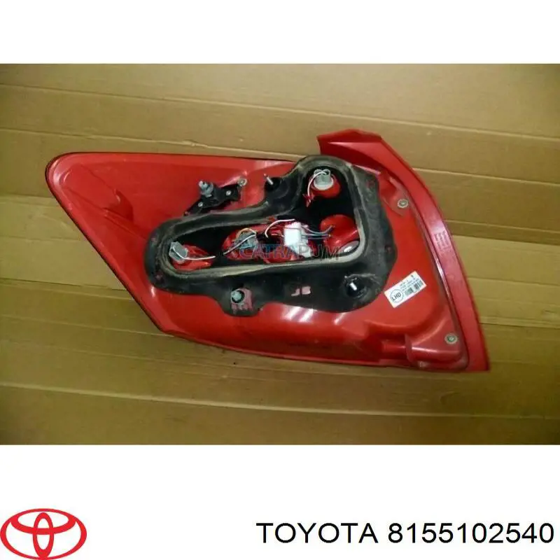 8155102540 Toyota piloto posterior izquierdo