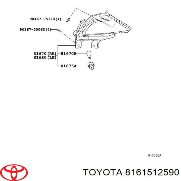  Portalámparas, luz intermitente para Toyota RAV4 2 