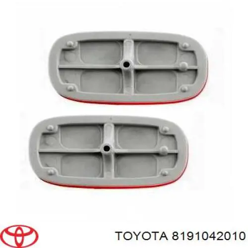  Reflector, parachoques trasero para Toyota RAV4 2 