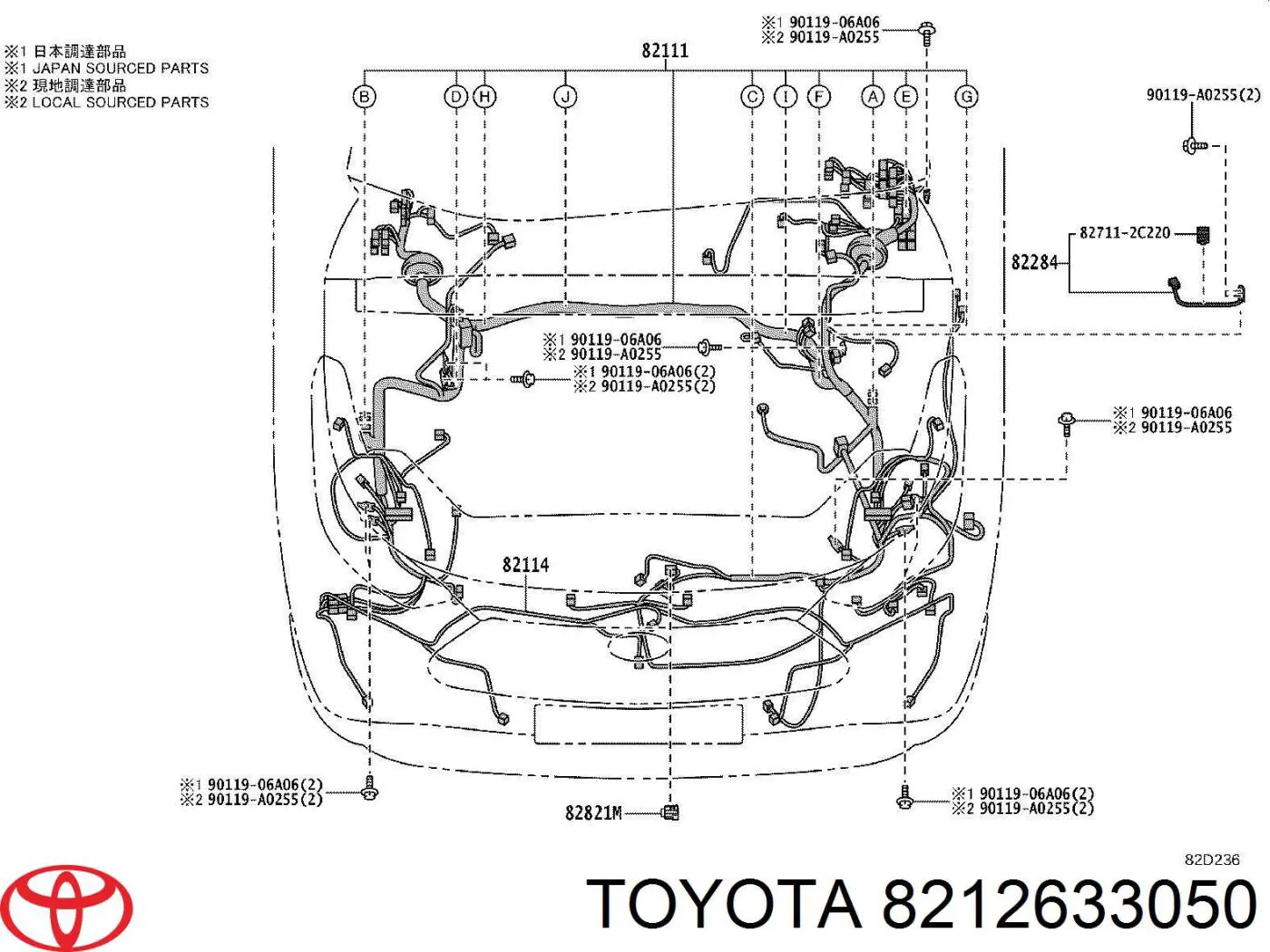 8212633050 Toyota 