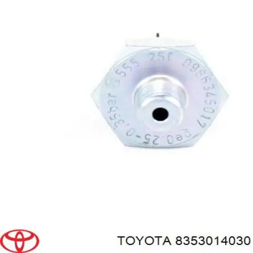 8353014030 Toyota indicador, presión del aceite