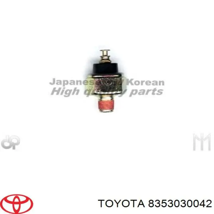 8353030042 Toyota indicador, presión del aceite