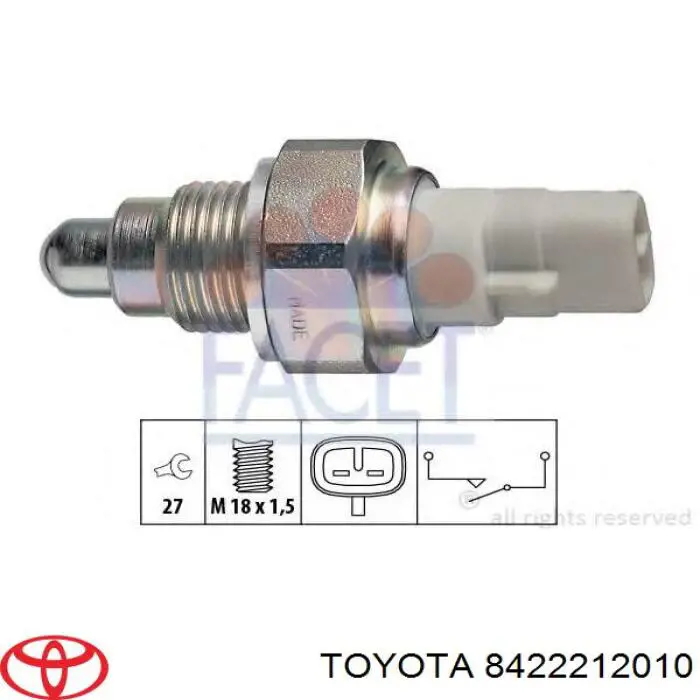 8422212010 Toyota sensor de caja de transferencia, cambios altas / bajas