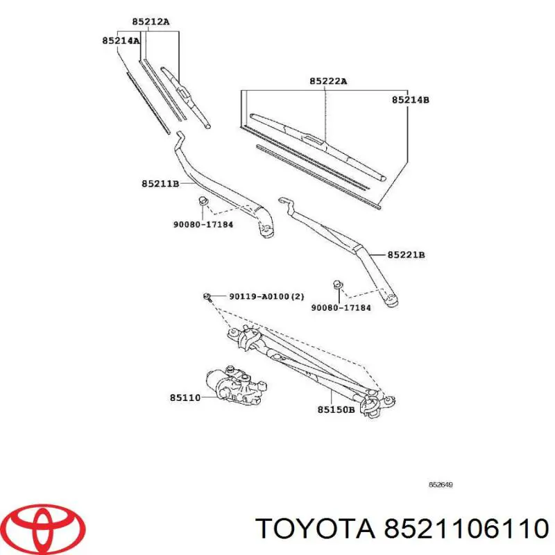 8521106110 Toyota 