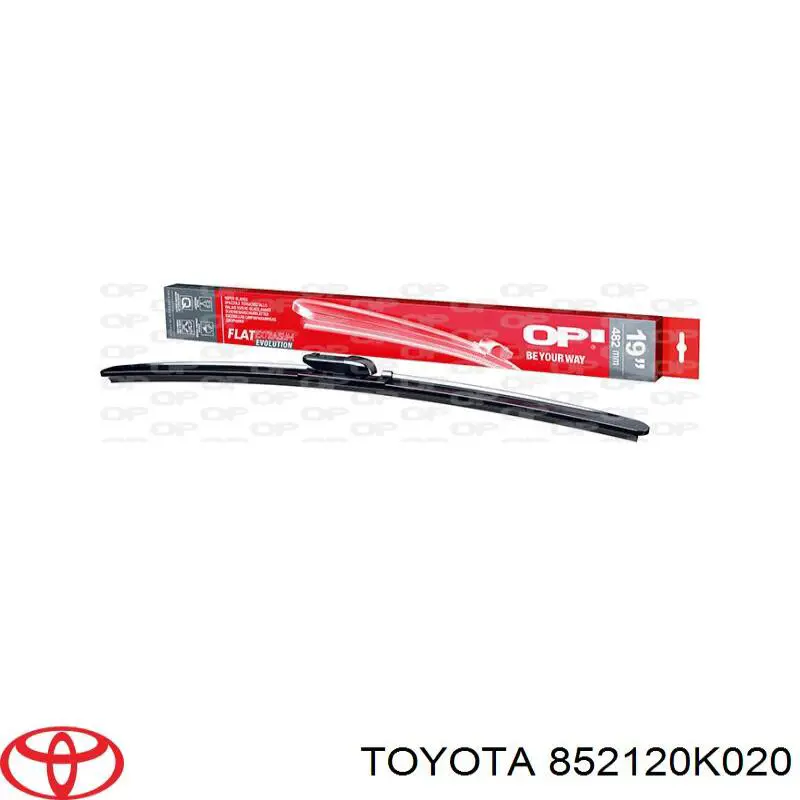 852120K020 Toyota limpiaparabrisas de luna delantera copiloto