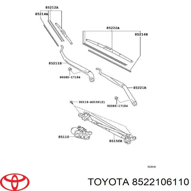 8522106110 Toyota 