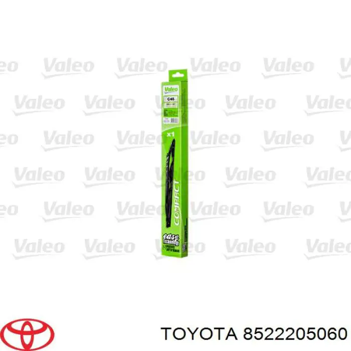 8522205060 Toyota limpiaparabrisas de luna delantera conductor