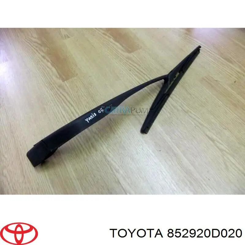 852920D020 Toyota tapa, brazo del limpiaparabrisas trasero