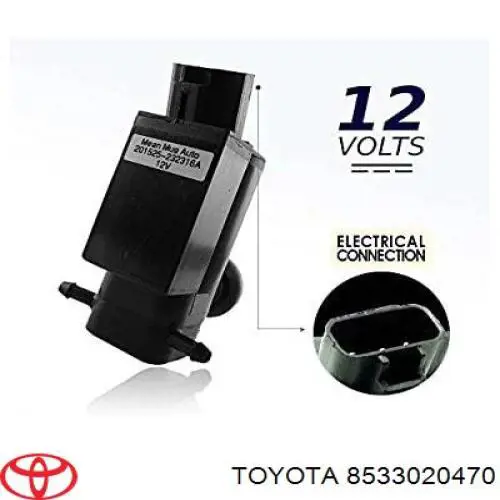 8533020470 Toyota bomba de limpiaparabrisas delantera