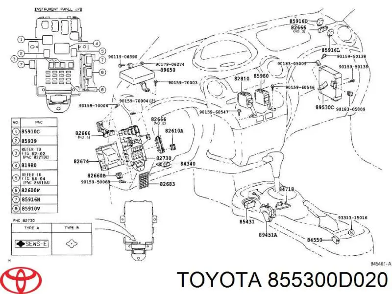 855300D020 Toyota 