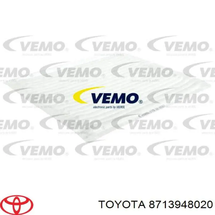 8713948020 Toyota filtro de habitáculo