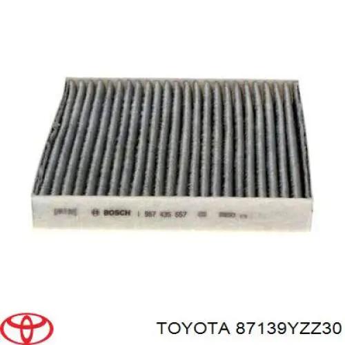 87139YZZ30 Toyota filtro de habitáculo