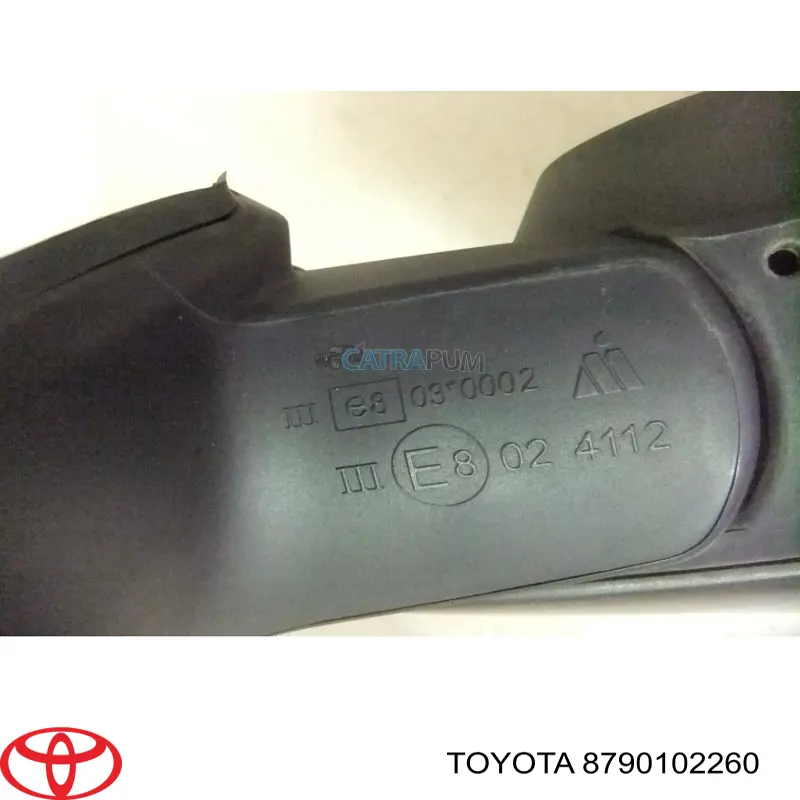  Espejo retrovisor derecho para Toyota Auris E15