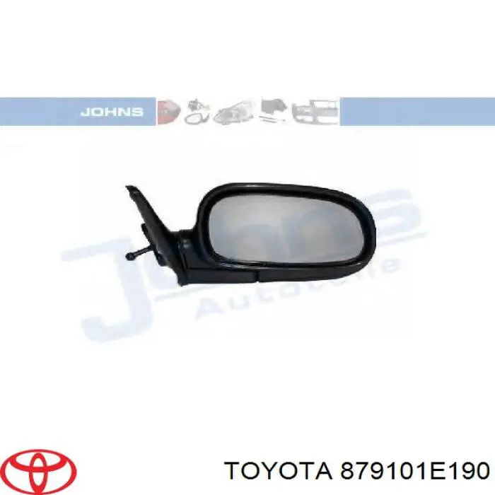  Espejo retrovisor derecho para Toyota Corolla 