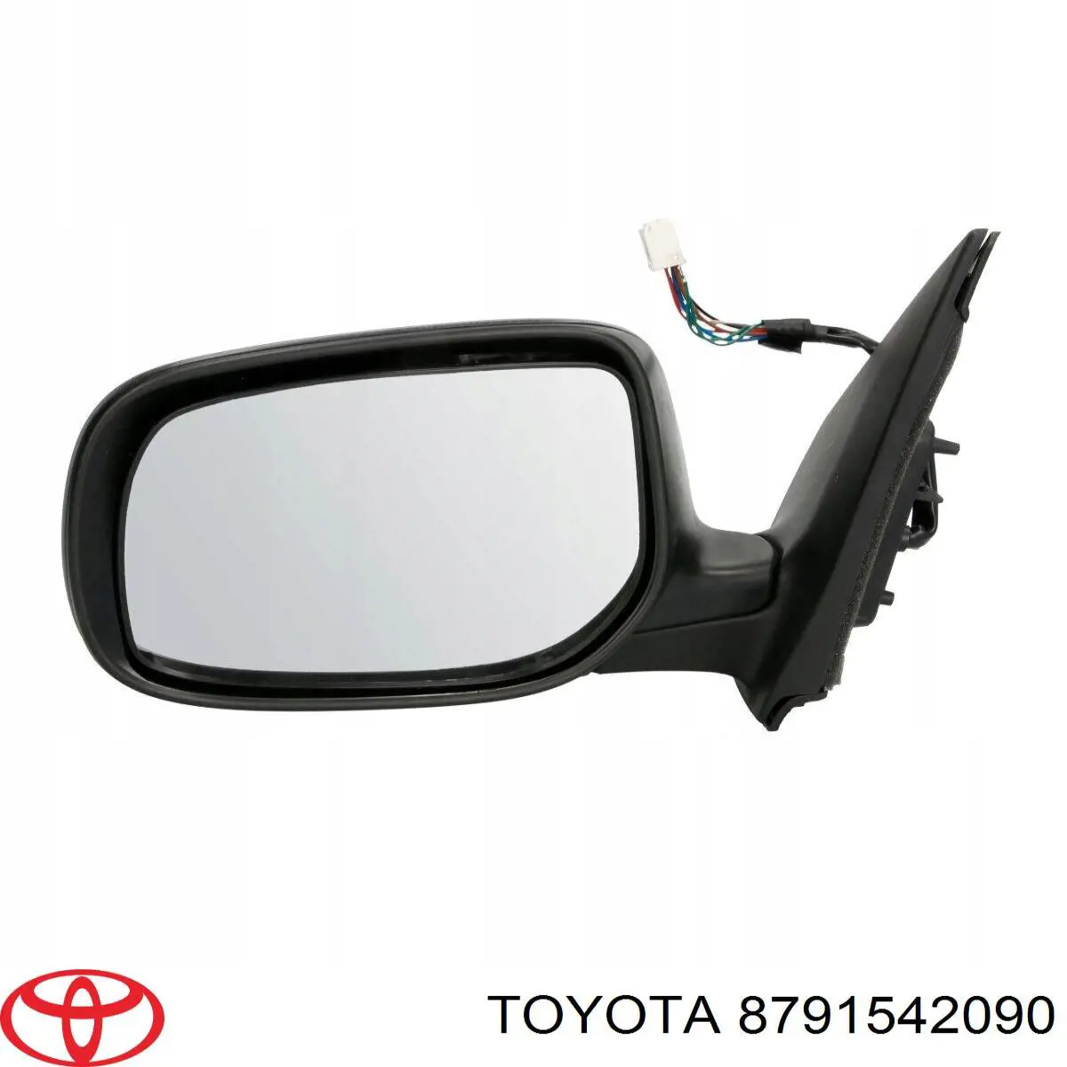  Superposicion(Cubierta) De Espejo Retrovisor Derecho para Toyota RAV4 3 