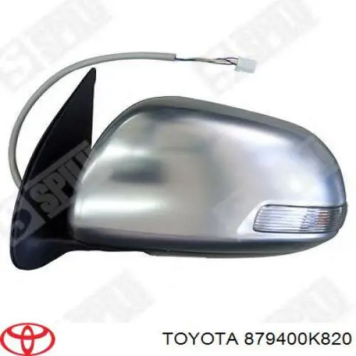 879400K820 Toyota espejo retrovisor izquierdo