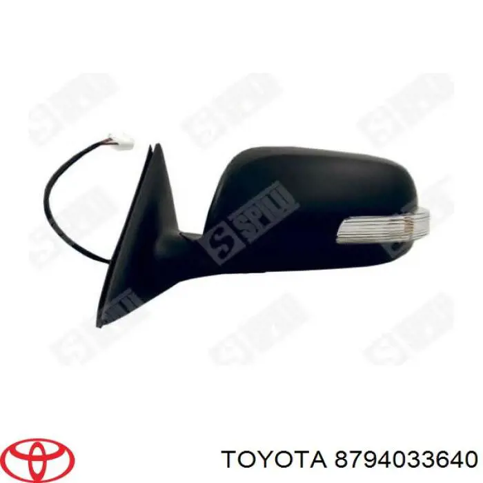  Espejo retrovisor izquierdo para Toyota Camry V40