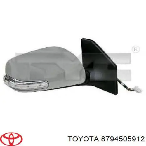 8794505912 Toyota superposicion(cubierta De Espejo Retrovisor Izquierdo)