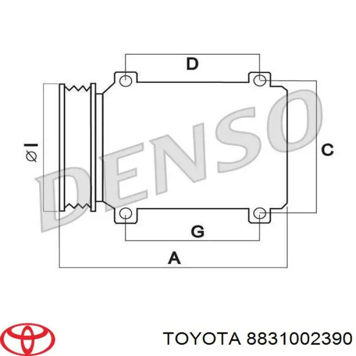 K15329 Meat&Doria compresor de aire acondicionado