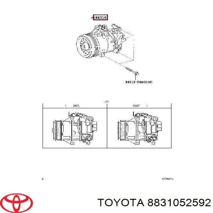 8831052592 Toyota 