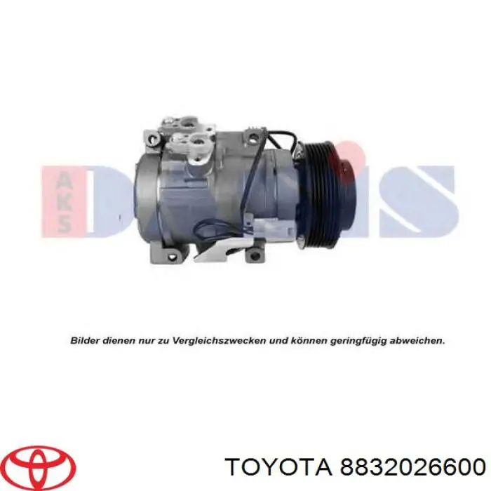  Compresor de aire acondicionado para Toyota Land Cruiser J12