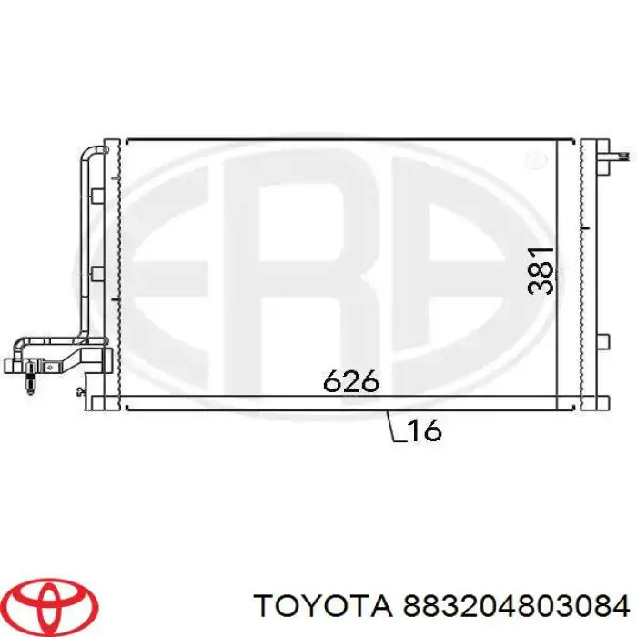 883204803084 Toyota compresor de aire acondicionado